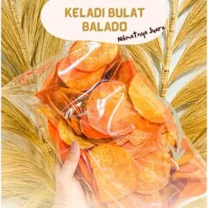 Keripik Keladi Bulat Balado