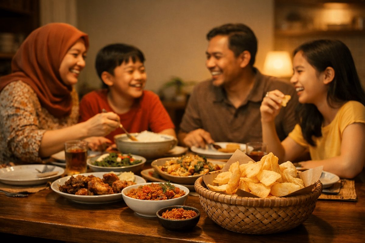Momen Kumpul Keluarga di Meja Makan Selalu Jadi yang Paling Dirindukan