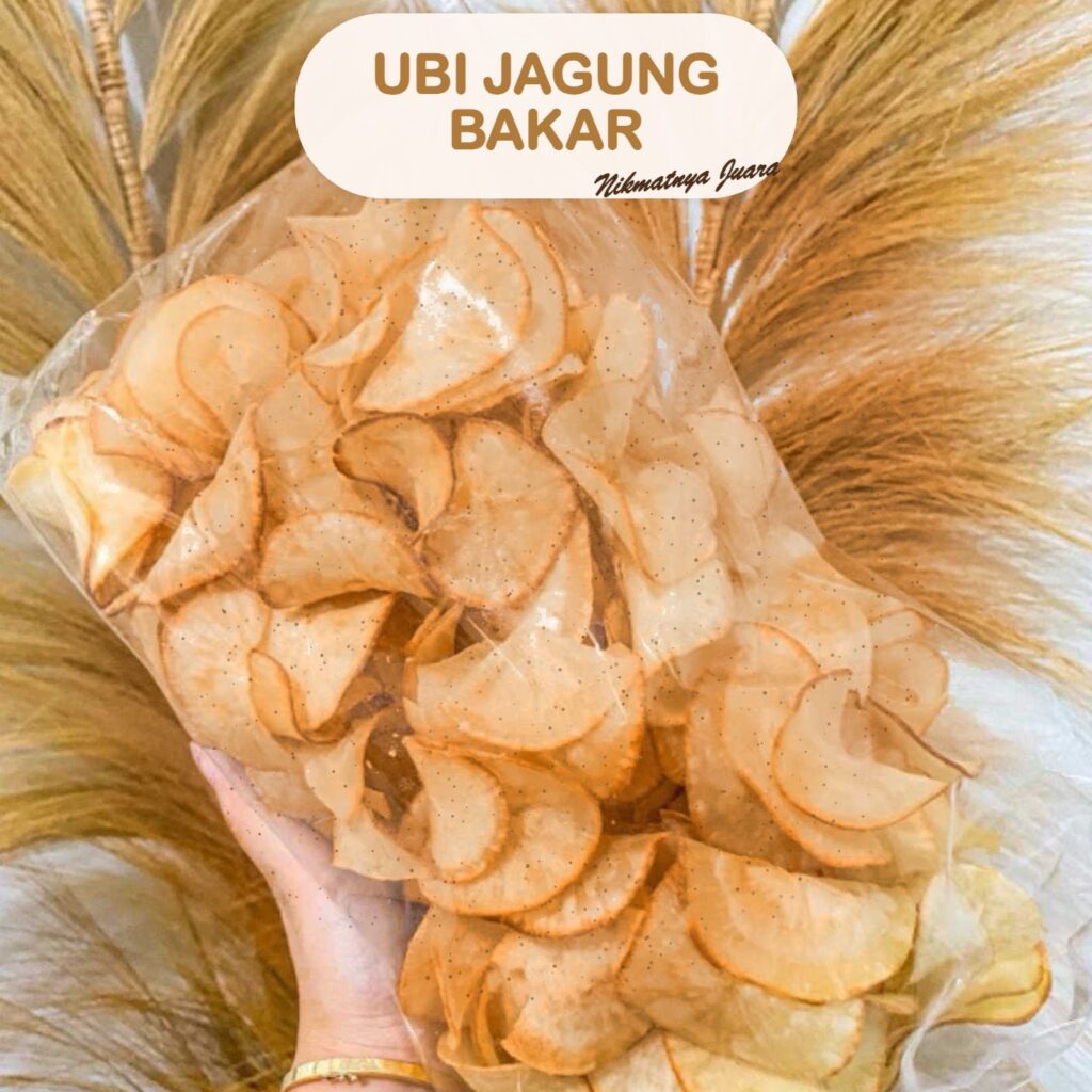 Keripik Ubi Jagung Bakar Nafisa dalam kemasan, camilan renyah khas Singkawang